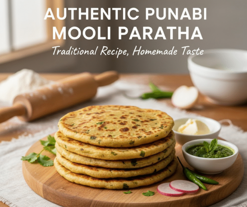 Punjabi Mooli Paratha Recipe
