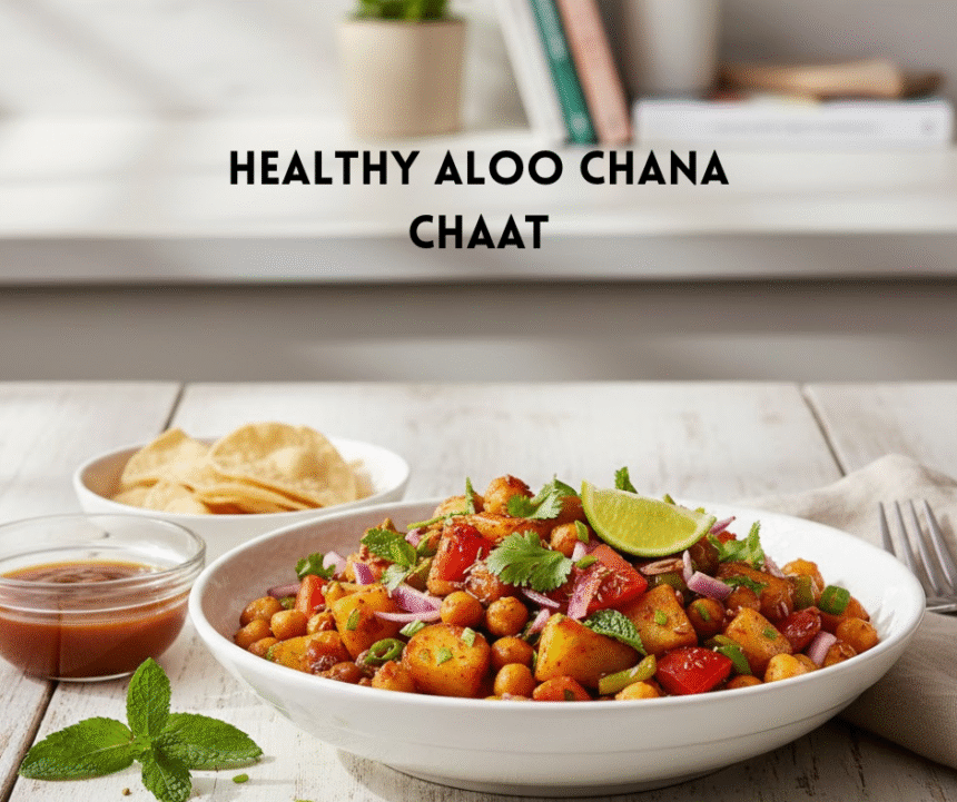Healthy Aloo Chana Chaat