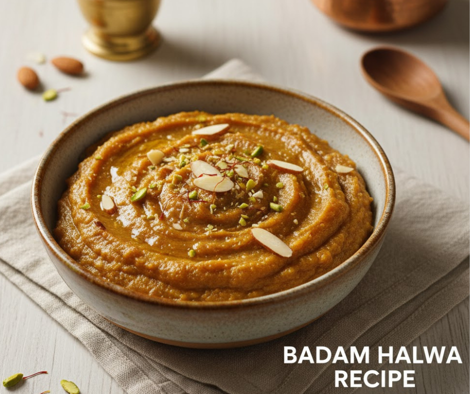 Badam Halwa Recipe