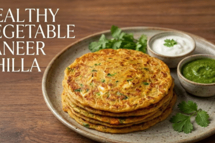 Healthy Vegetable Paneer Chilla