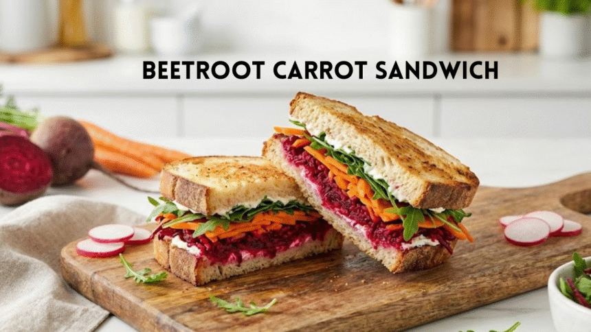 Winter Special Beetroot Carrot Sandwich
