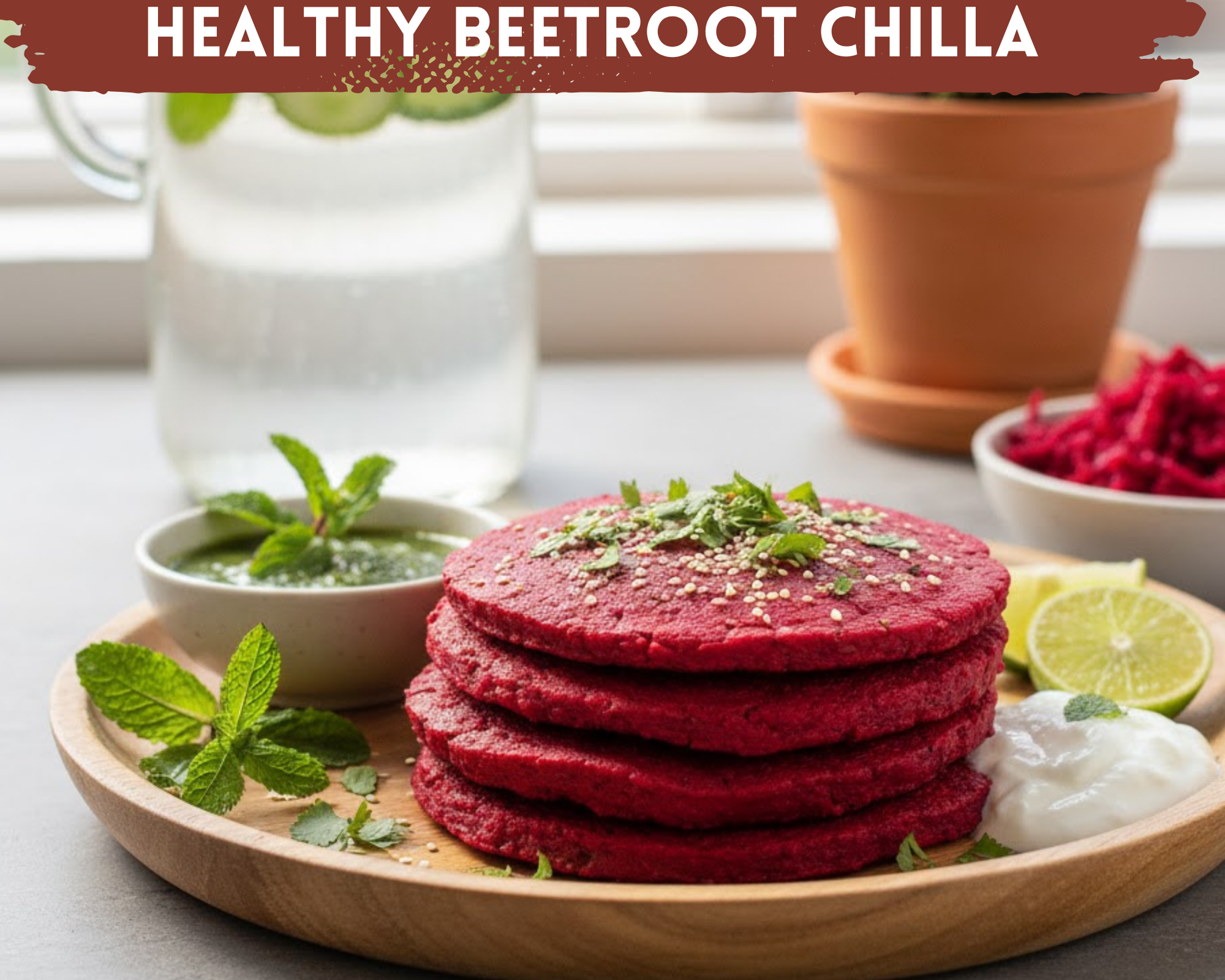 Healthy Beetroot Chilla