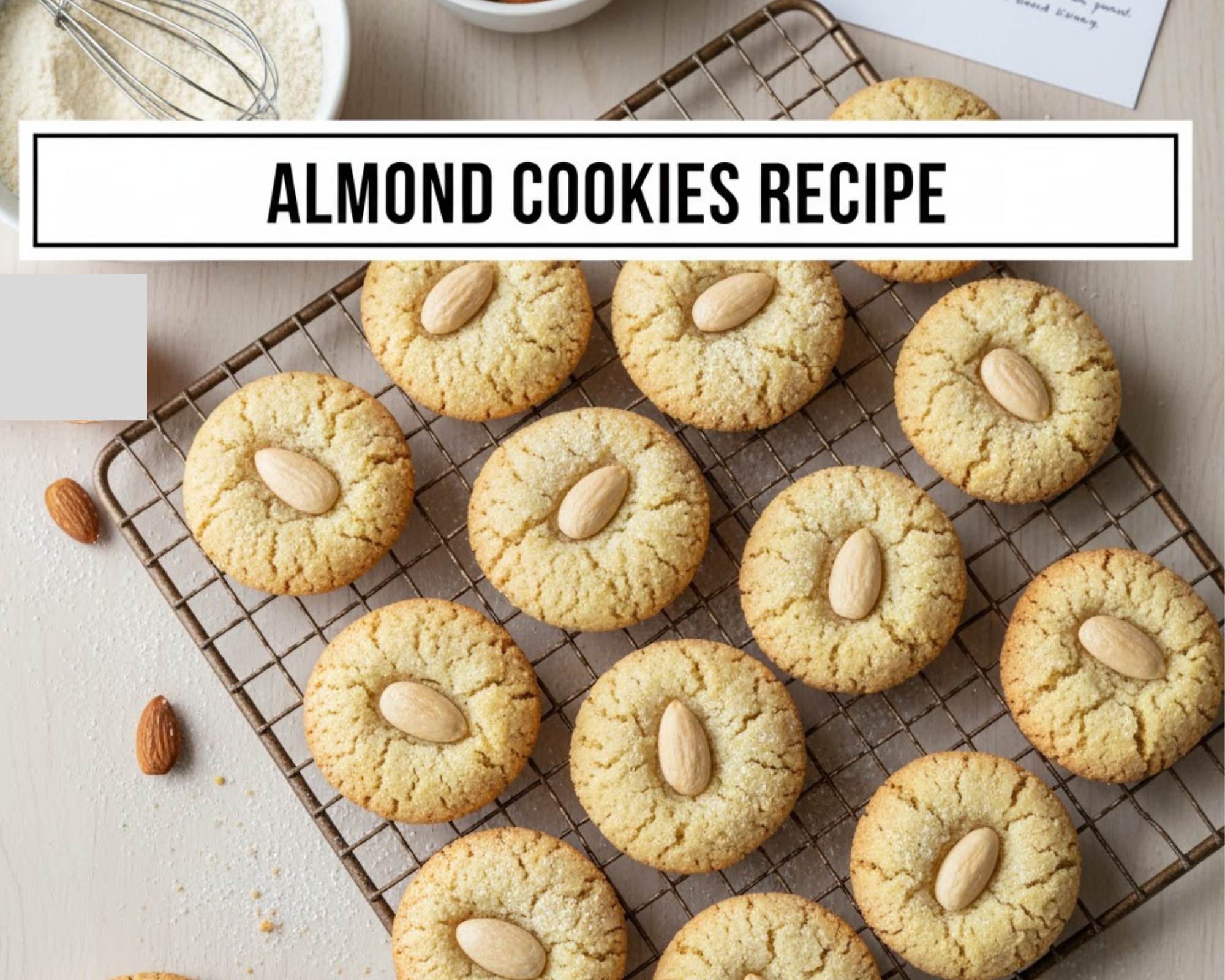 Almond Cookies Recipe