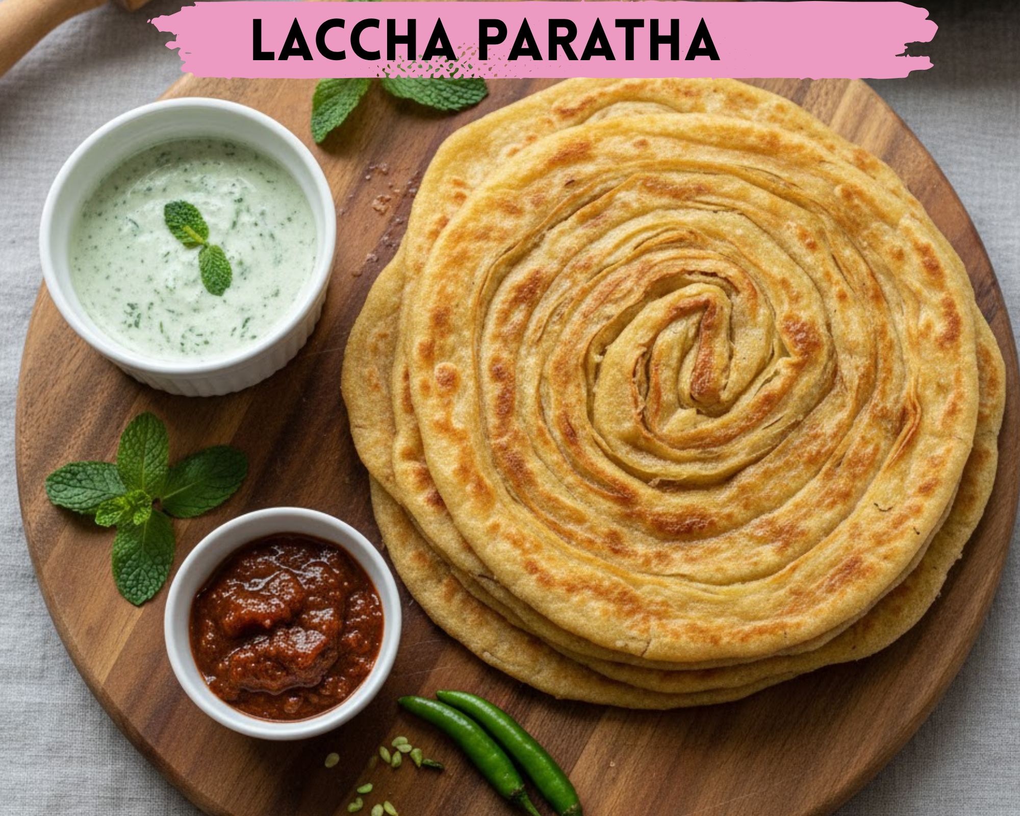 Laccha Paratha Recipe