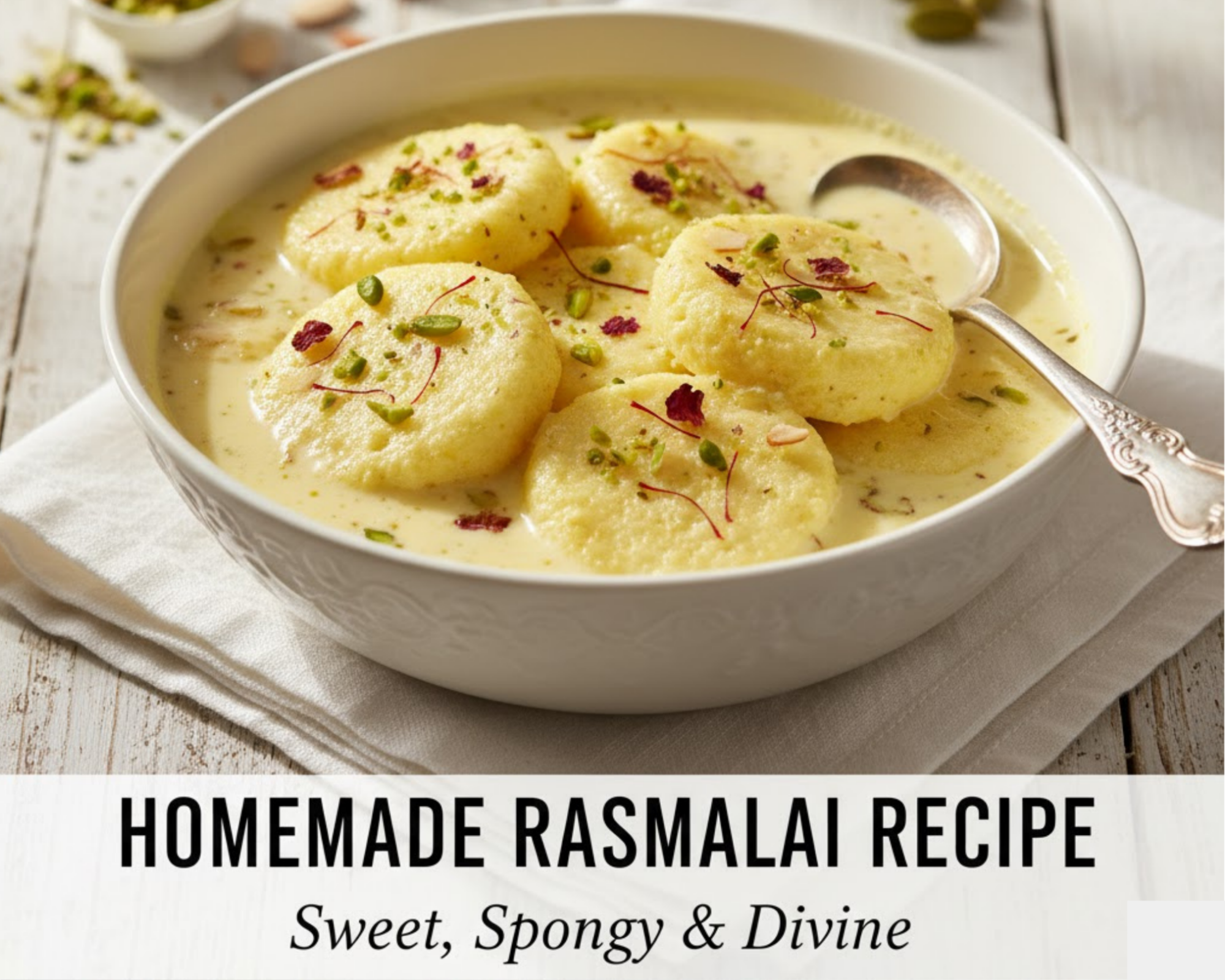 Homemade Rasmalai Recipe