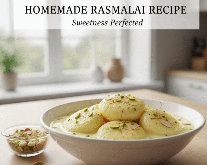 Homemade Rasmalai Recipe