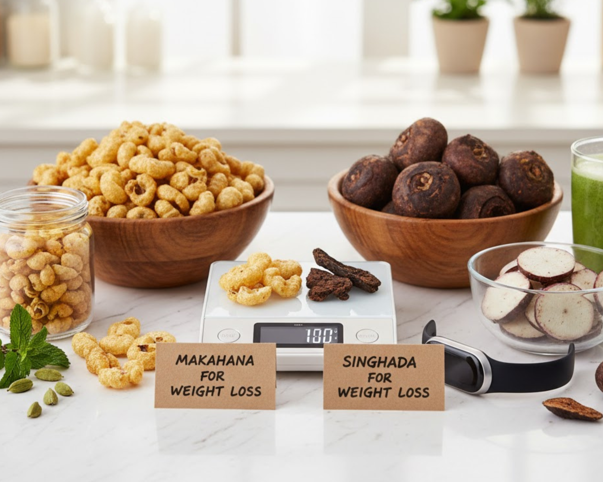 Makhana or Singhada for Weight Loss