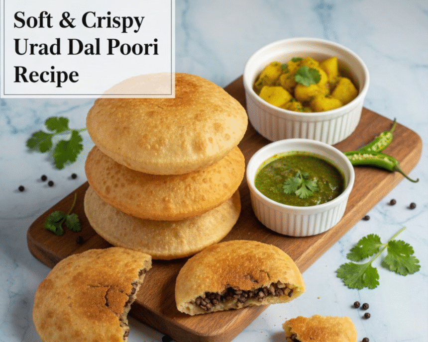 Urad Dal Poori Recipe