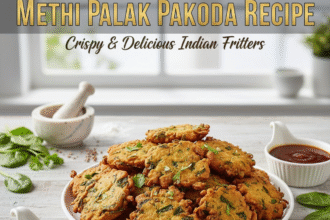 Methi Palak Pakoda Recipe
