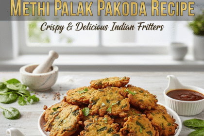 Methi Palak Pakoda Recipe