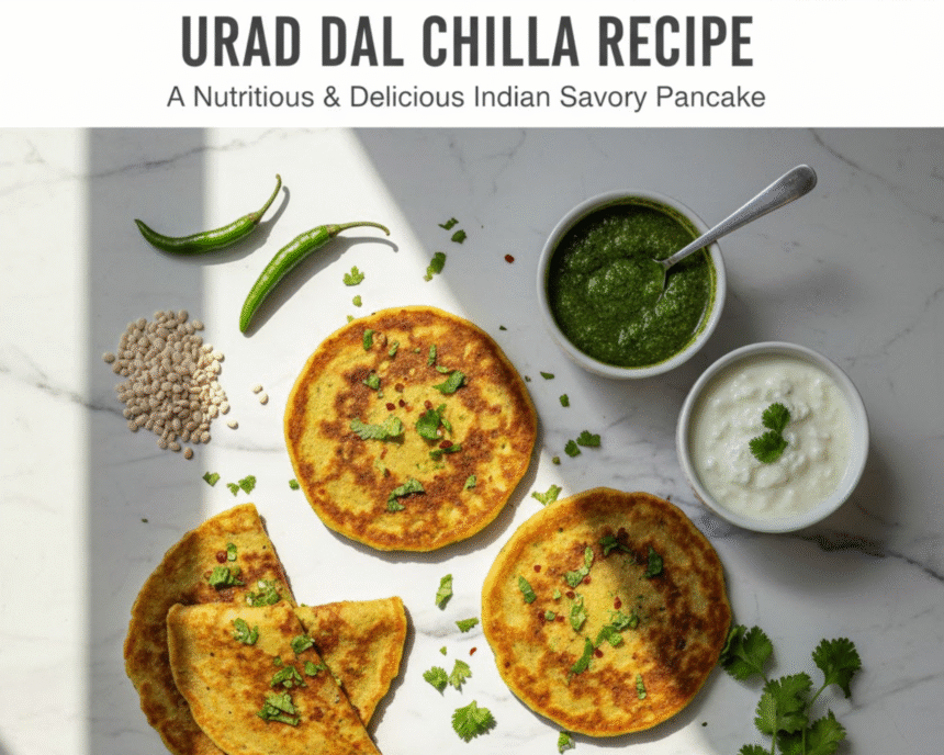Crispy Urad Dal Chilla