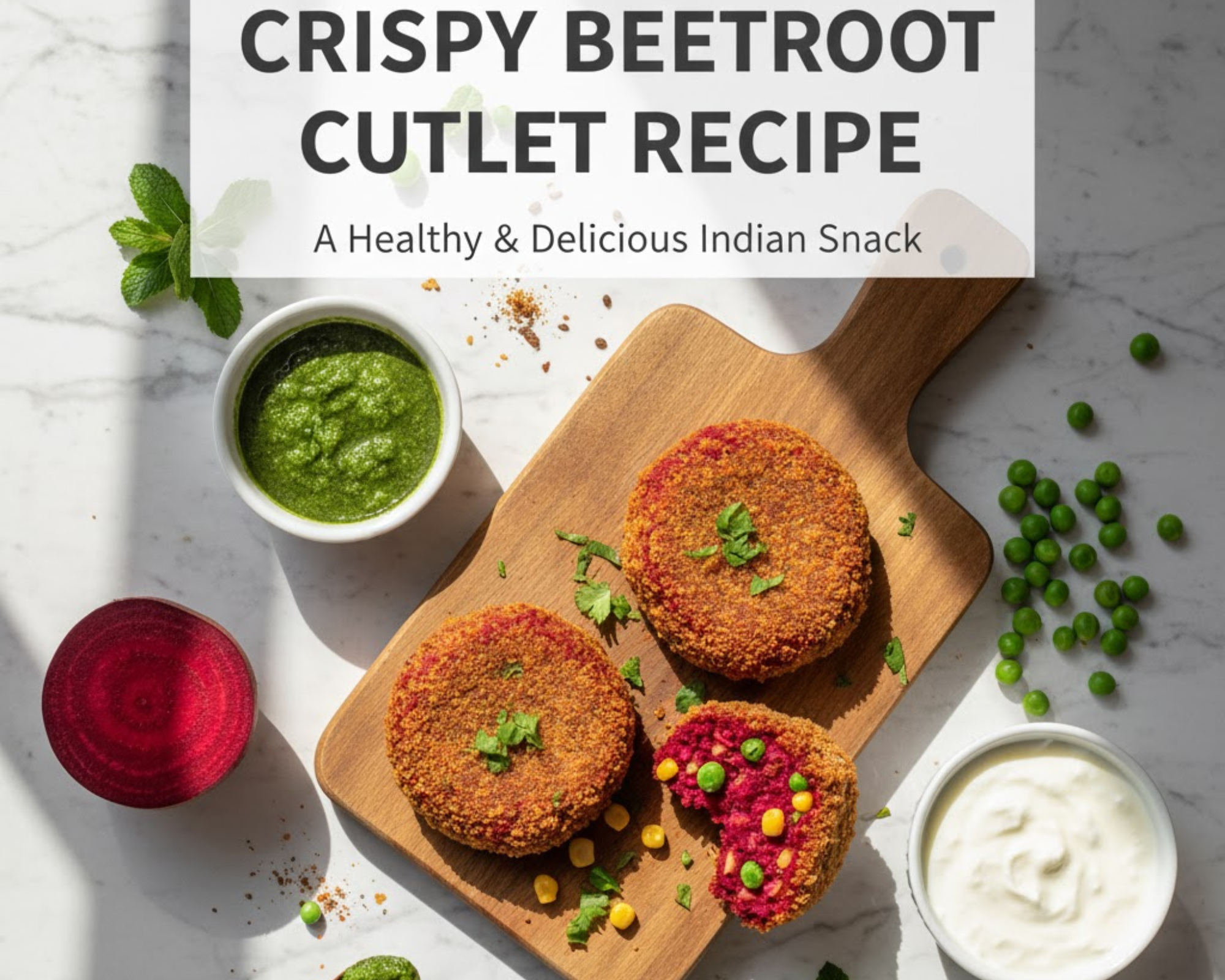 Crispy Beetroot Cutlet Recipe