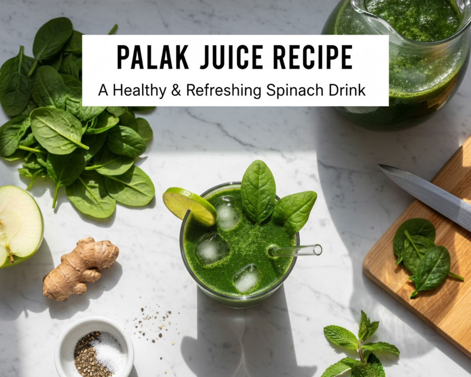 Palak Juice Recipe