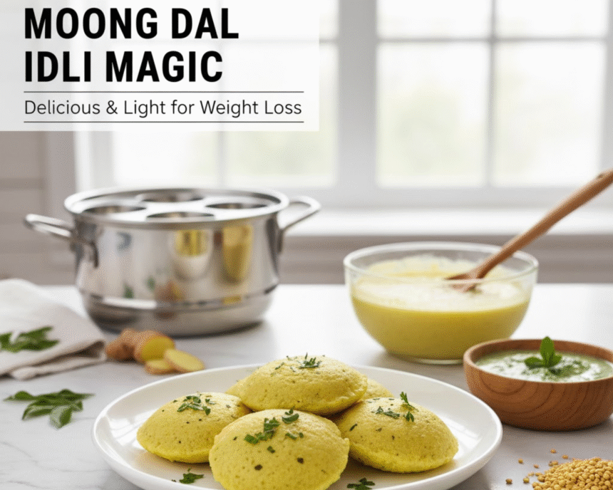 Moong Dal Idli Recipe for Weight Loss