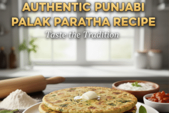Punjabi Palak Paratha Recipe