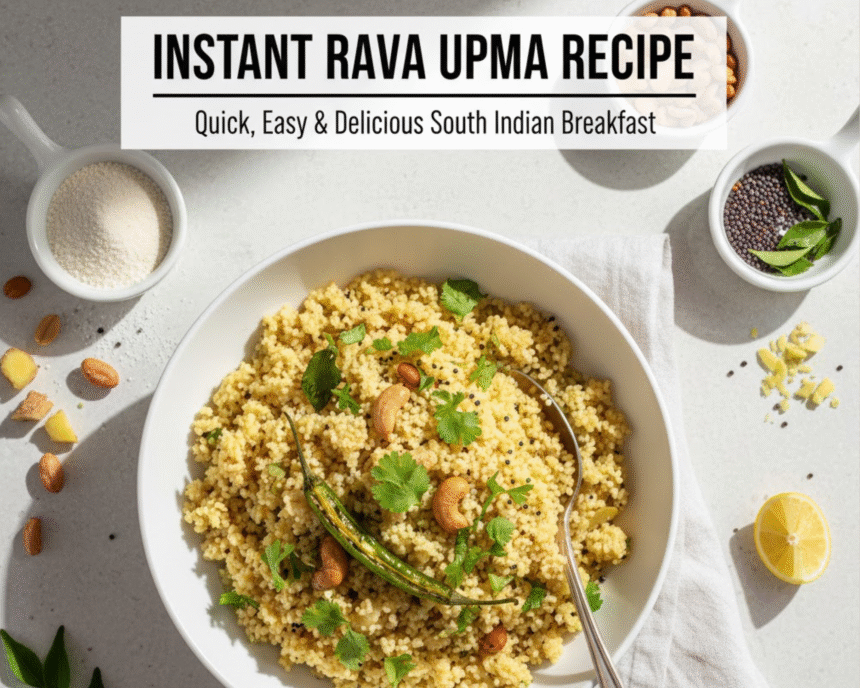 Instant Rava Upma