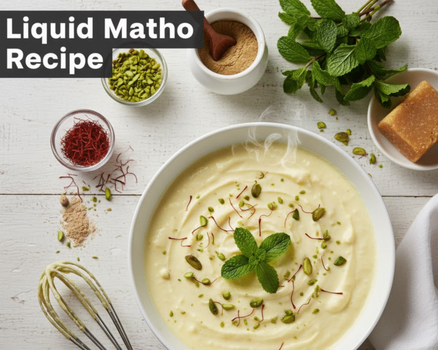 Liquid Matho Recipe