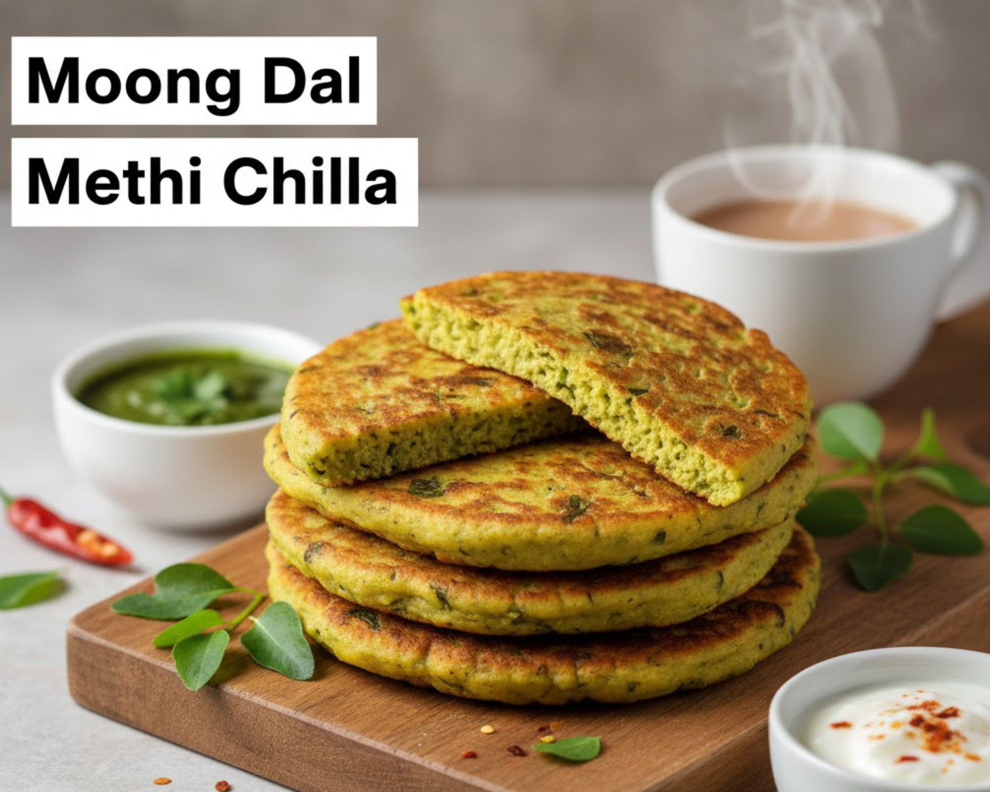 Moong Dal Methi Chilla