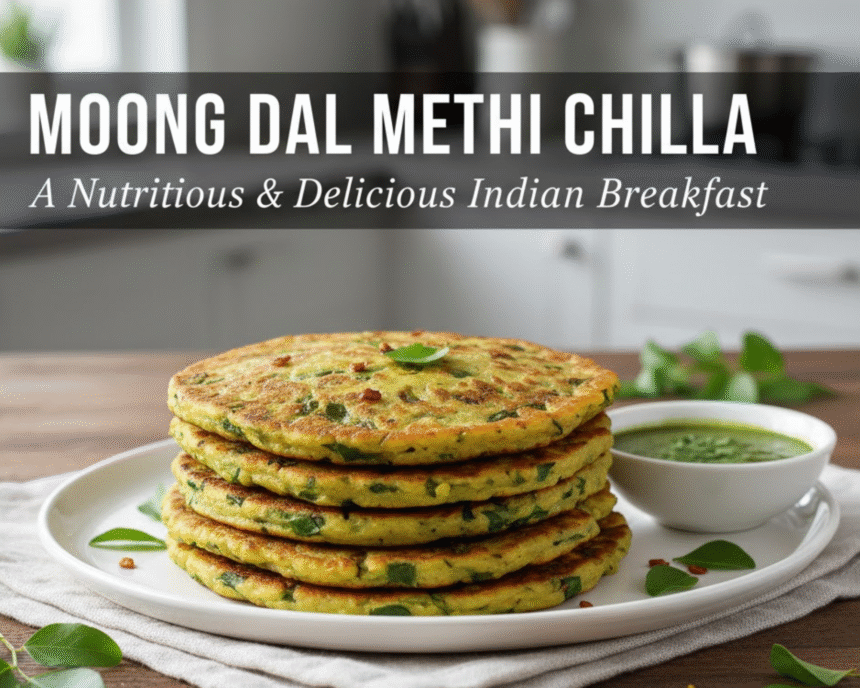 Moong Dal Methi Chilla