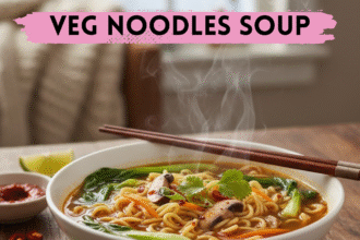 Veg Noodles Soup for Winter