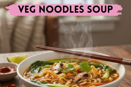Veg Noodles Soup for Winter