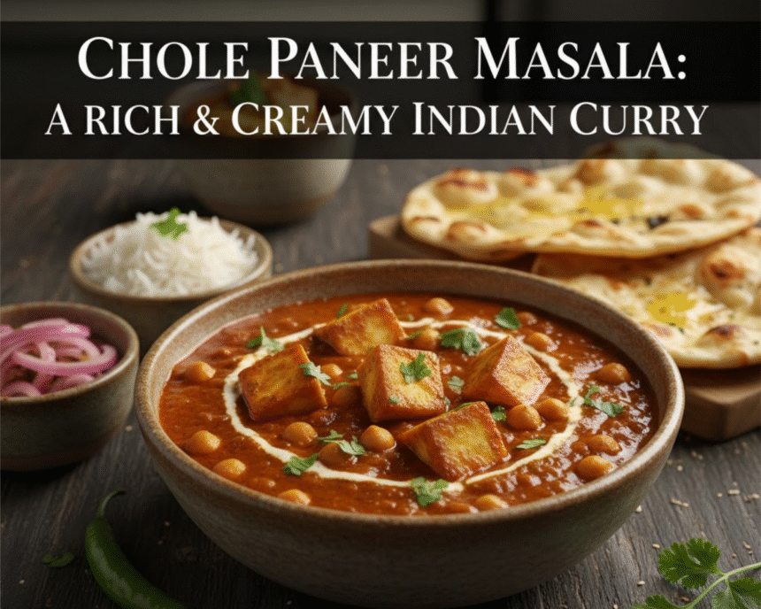 Chole Paneer Masala Recipe