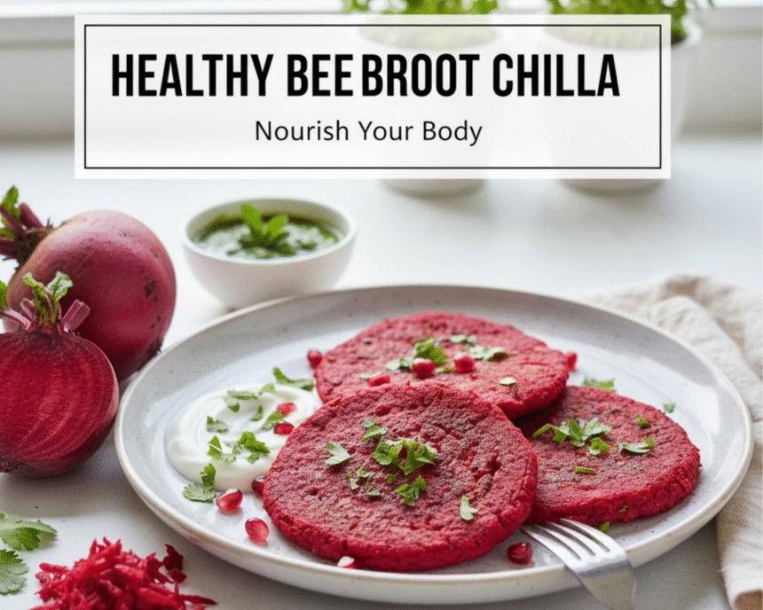 Healthy Beetroot Chilla