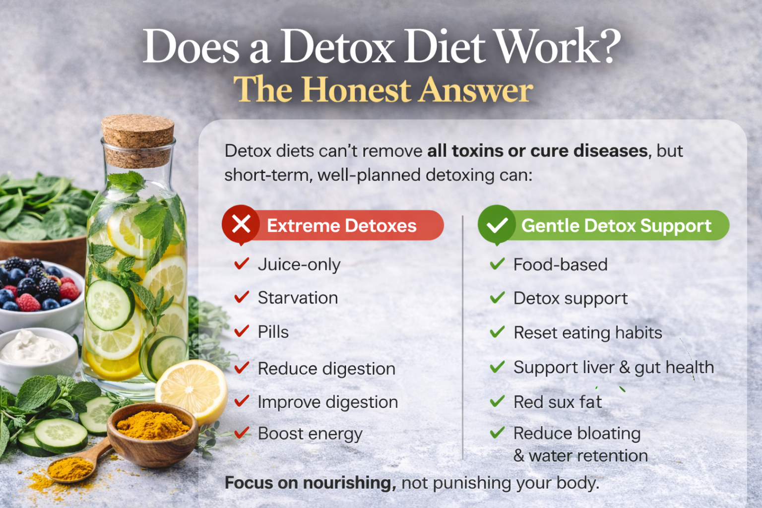 Does detox diet work at home