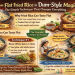 Technique to turn fried rice into dum-style rice.