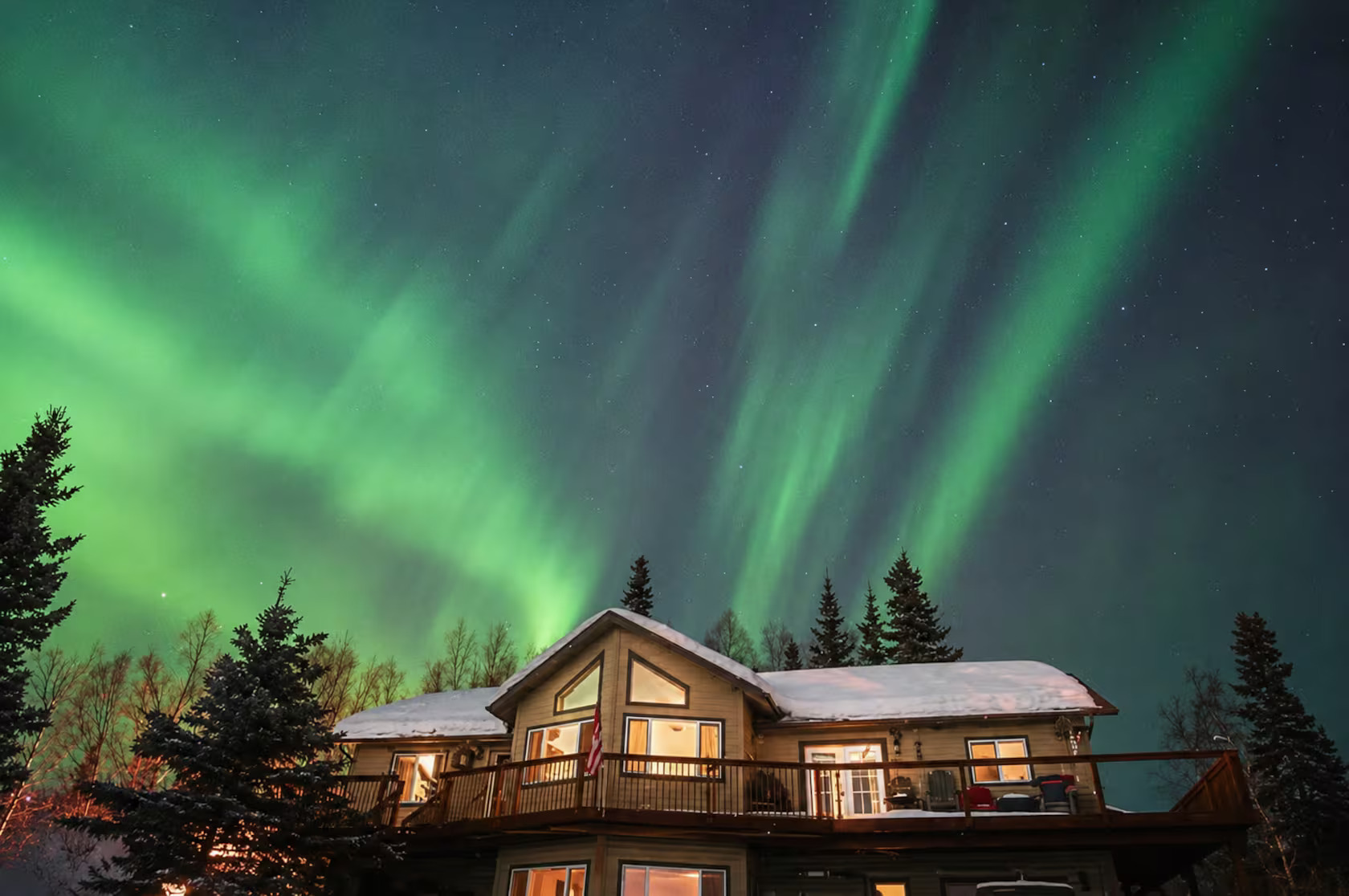 Best Luxury Airbnb Mansions in Alaska for Christmas and New Year Celebration
