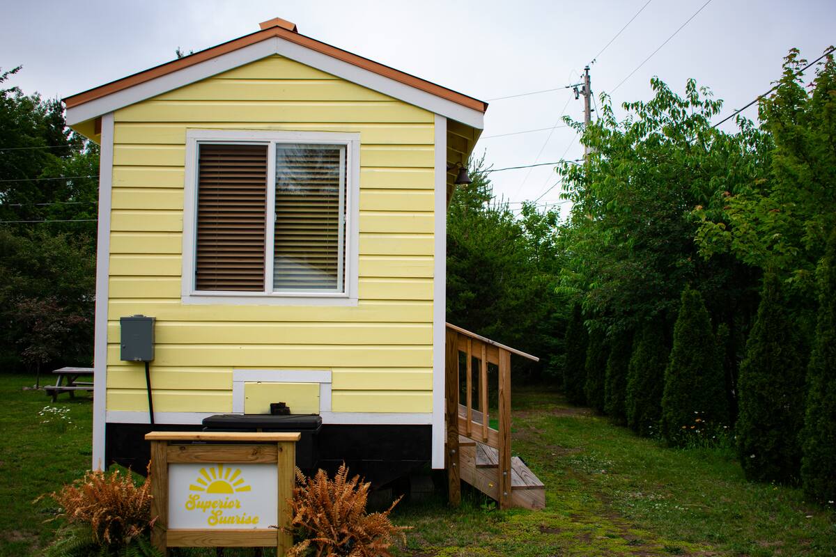 Superior Sunrise Tiny Home at Pictured Rocks